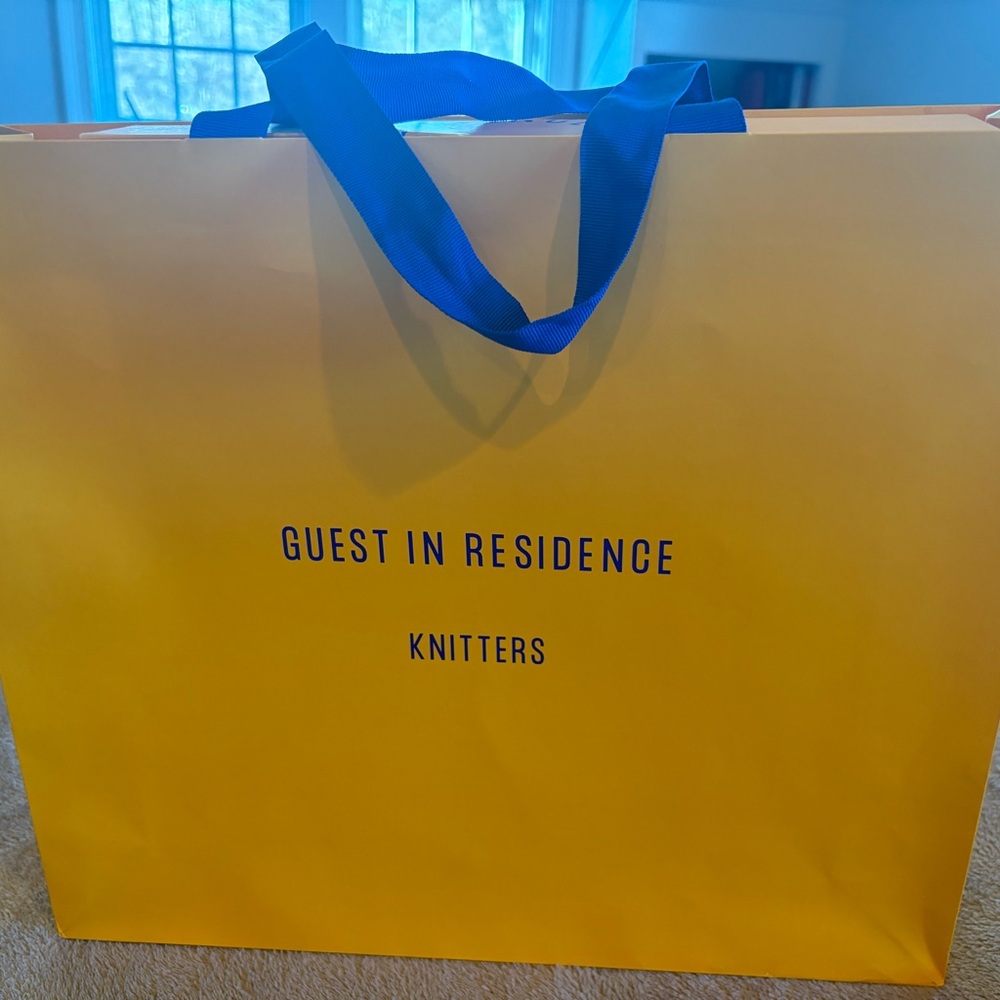 Guests in Residence Knitters brand new cashmere Beanie and large scarf.